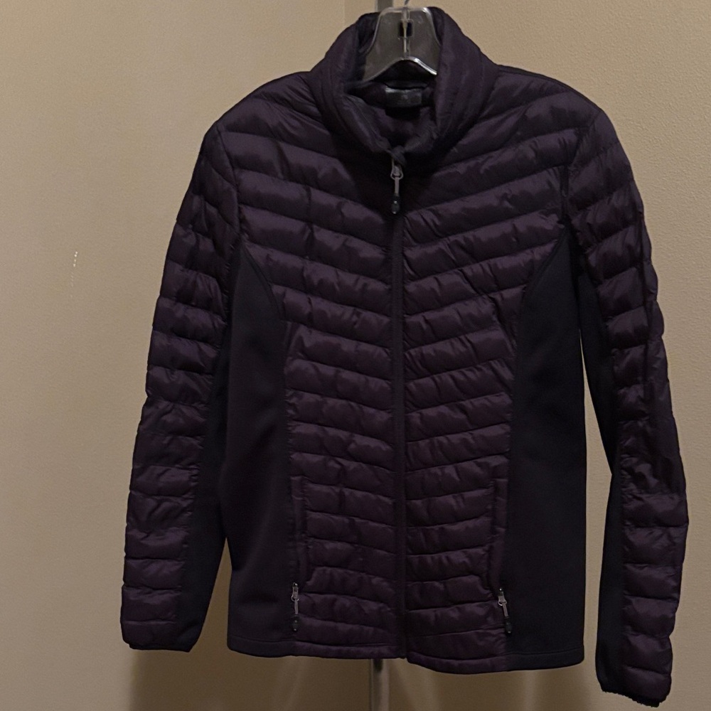 32 Degrees Women's Dark Purple Puffer Jacket